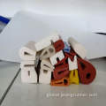 China Special-shaped silicone strips silicone Foam sealing strips Factory